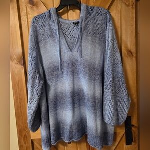 Torrid Womens Blue Gradient Knit Sweater..5